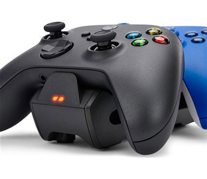 Power A 1519564-01 Estación de Carga Dual Xbox Negra para Mandos Xbox Series X|S y Xbox One