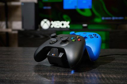 Power A 1519564-01 Estación de Carga Dual Xbox Negra para Mandos Xbox Series X|S y Xbox One