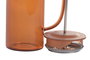 DKD Home Decor Cafetera Basicos Ambar 350ml Inox Borosilicato 7x15.5x11cm