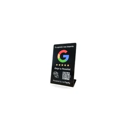 Revtapify Stand NFC para Reseñas de Google con Tecnología NFC y Código QR