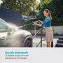 Gardena Hidrolimpiadora de media presión AquaClean 24/18V P4A, Limpieza móvil y potente con autocebado, 18V/24