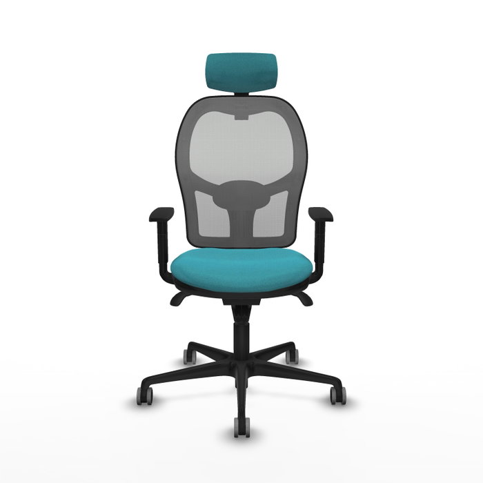 PIQUERAS Y CRESPO Silla de oficina Jorquera Turquesa y Gris PIQUERAS Y CRESPO Silla de oficina Jorquera Turquesa y Gris