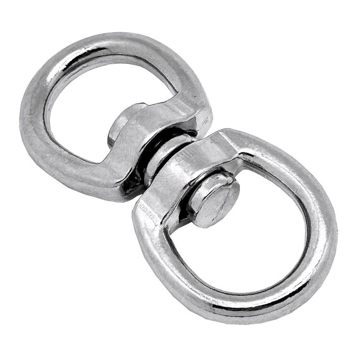 Edm Anilla giratoria Ap12 de acero niquelado 16 mm (2 uds)