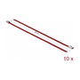 DeLOCK 18777 Sujetacables de acero inoxidable Rojo 200 x 4,6 mm