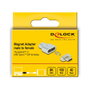 DeLOCK Adaptador Magnético Thunderbolt 3/USB Type-C 8K 30 Hz Macho a Hembra Plata