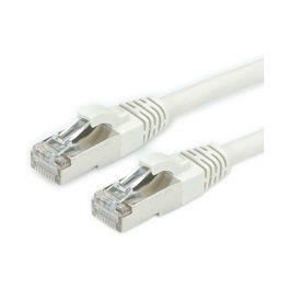 ROLINE CAT7 S/FTP Cable Ethernet de Red 1m, Blindaje S/FTP (S-STP), Conectores RJ-45, Gris