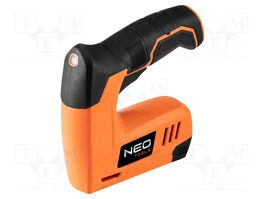 NEO TOOLS Grapadora eléctrica de acumulador 5VDC con conexión USB micro