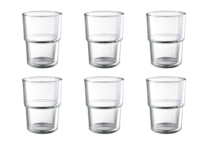 La Mediterranea Set 6 Vasos Leza 400 ml (8 Cajas)