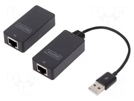DIGITUS Extensor USB 2.0 de 50m con cable Cat 5/5e/6