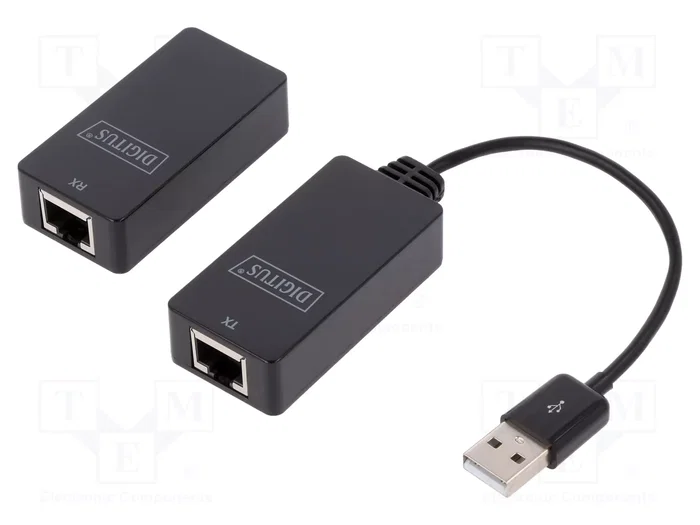 DIGITUS Extensor USB 2.0 de 50m con cable Cat 5/5e/6 DIGITUS Extensor USB 2.0 de 50m con cable Cat 5/5e/6