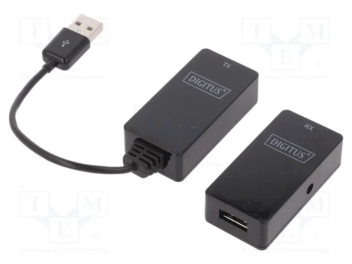DIGITUS Extensor USB 2.0 de 50m con cable Cat 5/5e/6 DIGITUS Extensor USB 2.0 de 50m con cable Cat 5/5e/6