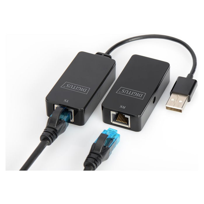 Digitus USB2.0 > CAT5/5e/6 Extender 50m Cable alargador de red USB 2.0 para Cat5, Cat5e, Cat6 hasta 50 metros Digitus USB2.0 > CAT5/5e/6 Extender 50m Cable alargador de red USB 2.0 para Cat5, Cat5e, Cat6 hasta 50 metros