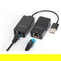 Digitus USB2.0 > CAT5/5e/6 Extender 50m Cable alargador de red USB 2.0 para Cat5, Cat5e, Cat6 hasta 50 metros