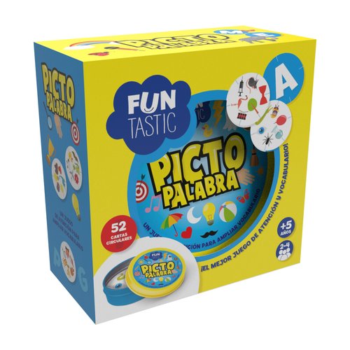 Juego Imagiland Cartas Redondas Funtastic Picto Palabra C/Caja