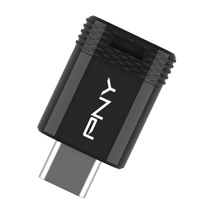 PNY Elite-X Fit - Memoria USB Tipo C de 64 GB - Velocidad Lectura 200 MB/s - Slider - Negro