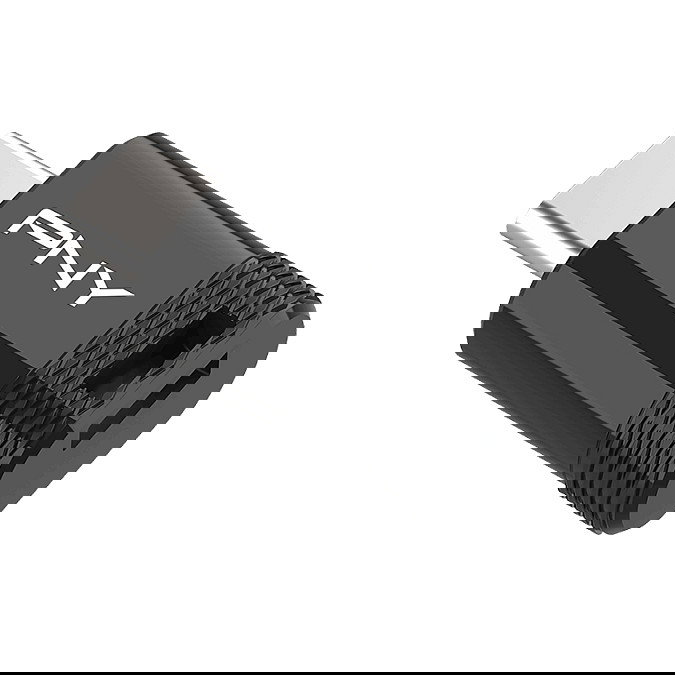 PNY Elite-X Fit - Memoria USB Tipo C de 64 GB - Velocidad Lectura 200 MB/s - Slider - Negro