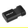 PNY Elite-X Fit - Memoria USB Tipo C de 64 GB - Velocidad Lectura 200 MB/s - Slider - Negro
