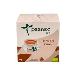JOSENEA Te Negro-Canela 10 Piramides Ensobradas Bio