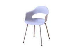 DKD Home Decor Silla Scandi Shenglong 3 Gris Claro 54 x 80 x 56 cm