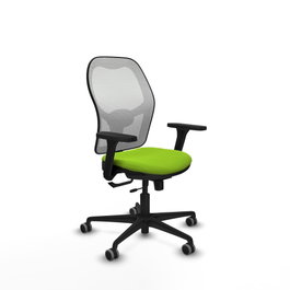 PIQUERAS Y CRESPO Silla de oficina Jorquera Pistacho y Blanco