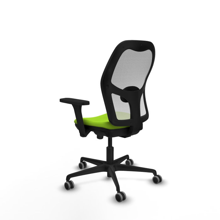 PIQUERAS Y CRESPO Silla de oficina Jorquera Pistacho y Blanco