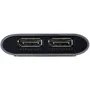 Startech Adaptador de video Thunderbolt 3 a 2 x DisplayPort 1.4 TB32DP14 Plata