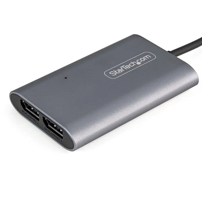 Startech Adaptador de video Thunderbolt 3 a 2 x DisplayPort 1.4 TB32DP14 Plata