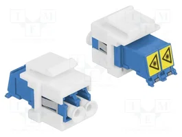 DeLOCK Módulo Keystone LC Duplex hembra a LC Duplex hembra con protección láser