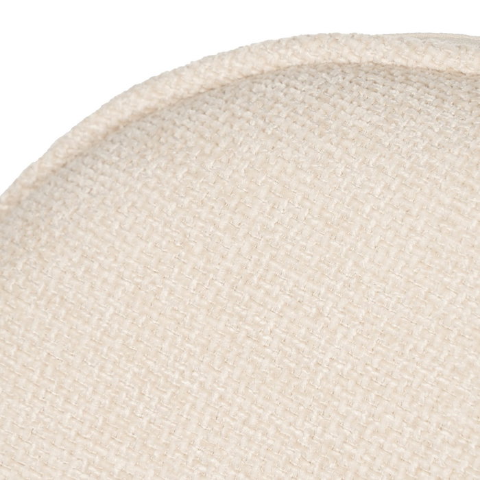 Silla Blanco Tejido-Metal Contract 61 X 59,50 X 83 cm (Set de 2)