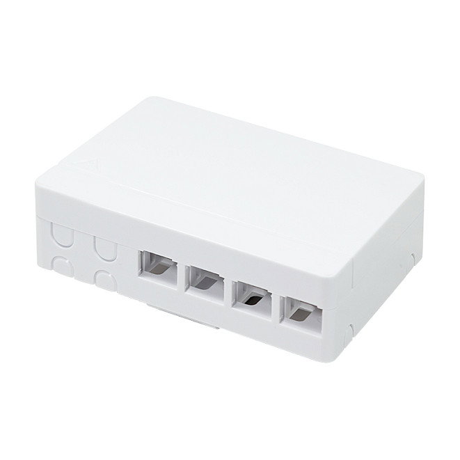 LogiLink Caja de terminación FTTH con 4 puertos y soporte para carril DIN, blanca LogiLink Caja de terminación FTTH con 4 puertos y soporte para carril DIN, blanca
