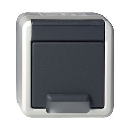 GIRA 444030 Schuko Enchufe Gris 250V 16A