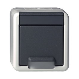 GIRA 444030 Schuko KD WG AP Gris