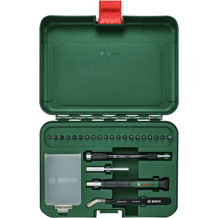 Bosch Juego de Destornilladores de Precisión de 24 Piezas BOS4059952734965
