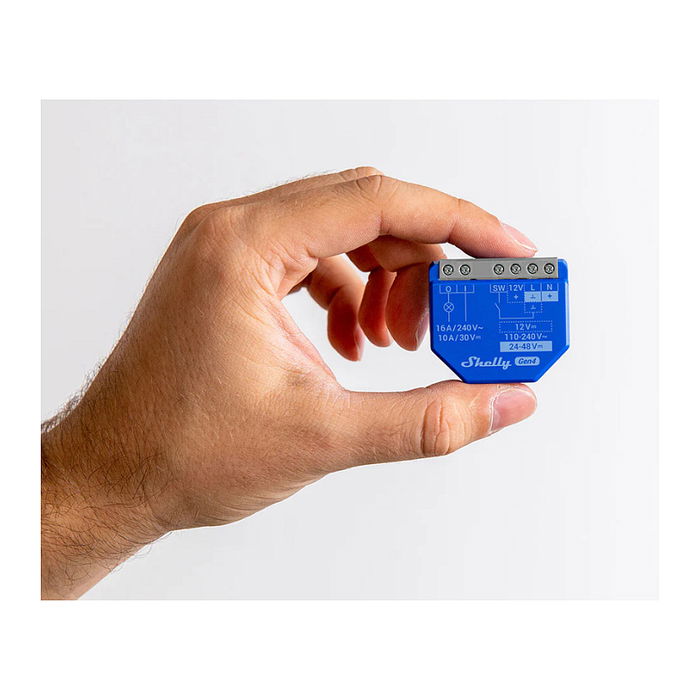 Shelly Relais 1 Gen4 2er Pack max 16A 1 Canal WLAN Matter Zigbee Bluetooth