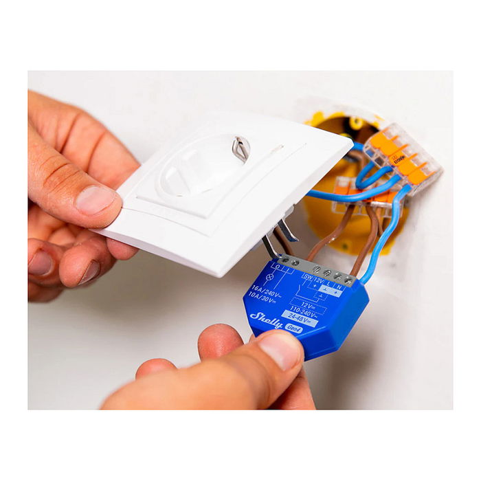 Shelly Relais 1 Gen4 2er Pack max 16A 1 Canal WLAN Matter Zigbee Bluetooth