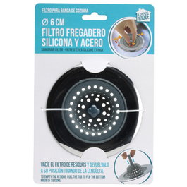 Je cherche une Idee Filtro de Fregadero de Silicona y Acero Inoxidable