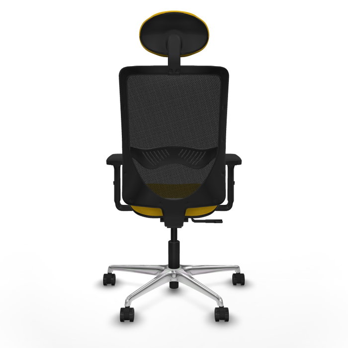 PIQUERAS Y CRESPO Silla de oficina Zulema con mecanismo Sincro, Amarillo y Negro PIQUERAS Y CRESPO Silla de oficina Zulema con mecanismo Sincro, Amarillo y Negro