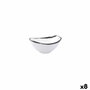 Ariane Bol Porcelana Vital Filo 11,6 cm (8 Unidades) Blanco y Negro