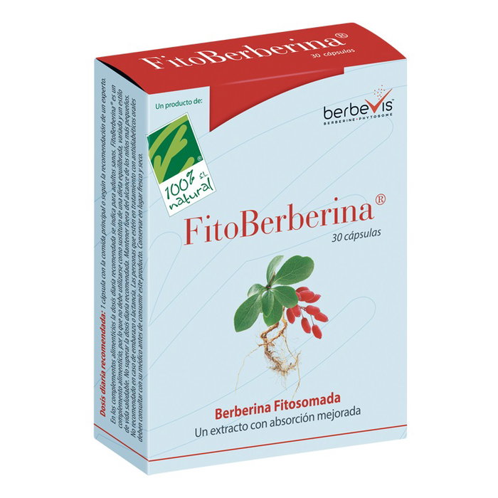 CIEN POR CIEN NATURAL Fitoberberina 30 cápsulas CIEN POR CIEN NATURAL Fitoberberina 30 cápsulas