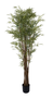 DKD Home Decor Planta de PE y Madera Verde y Marrón 105x105x210 cm