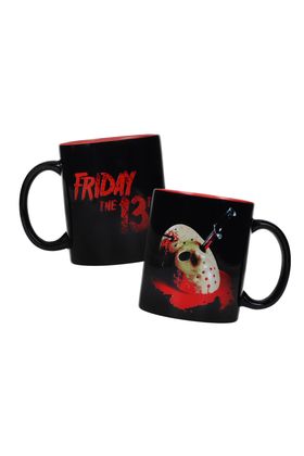 SD Toys Pack de Regalo Viernes 13: Taza de Cerámica, Póster y Llavero Metálico de Jason Voorhees