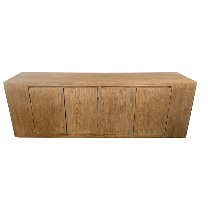 DKD Home Decor Aparador de Olmo Macizo 240x50x83 con 4 Puertas