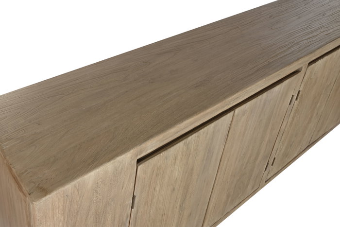 DKD Home Decor Aparador de Olmo Macizo 240x50x83 con 4 Puertas