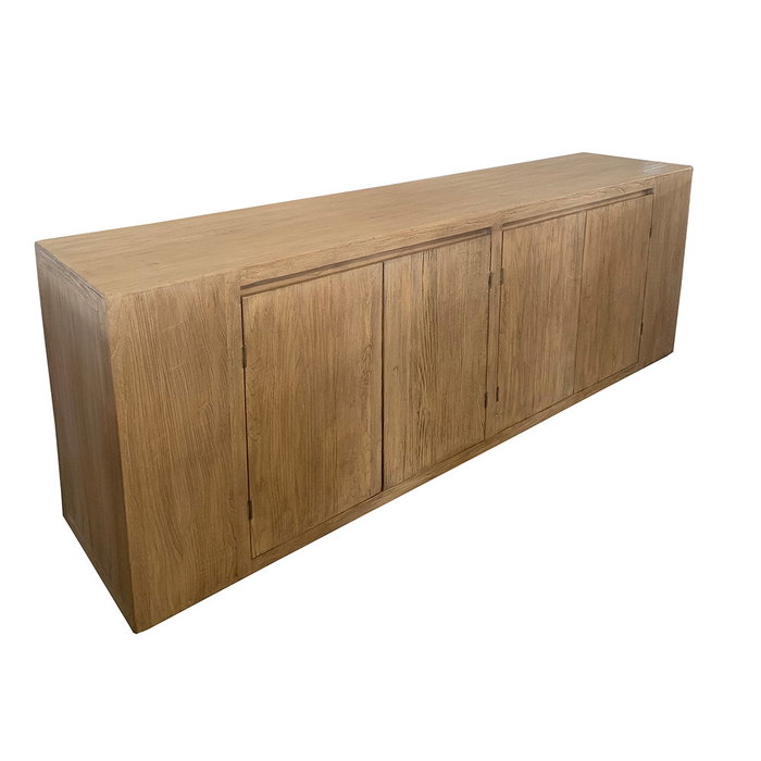 DKD Home Decor Aparador de Olmo Macizo 240x50x83 con 4 Puertas
