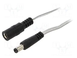 BQ CABLE Cable de alimentación plano 2x0,5mm² DC 5,5/2,5 de 2m