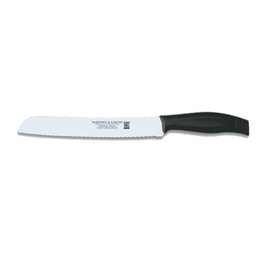 Martinez Y Gascon Cuchillo Pan 22 cm - Norplast Negro - Acero Inoxidable con Mango Plástico