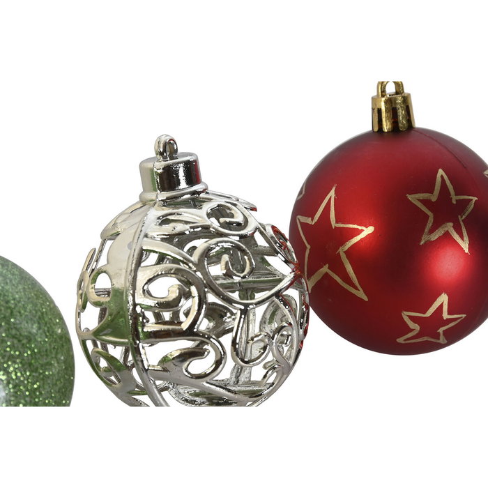 DKD Home Decor Set de 30 Bolas de Decoración Multicolor 6cm