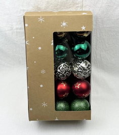 DKD Home Decor Set de 30 Bolas de Decoración Multicolor 6cm