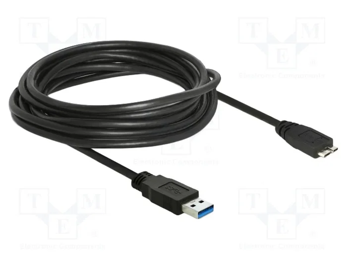 DeLOCK Cable USB 3.2 Gen 1 Tipo-A a Micro-B 5 m Negro DeLOCK Cable USB 3.2 Gen 1 Tipo-A a Micro-B 5 m Negro