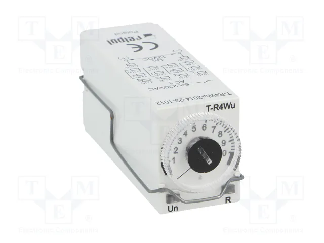 RELPOL Relé de tiempo T-R4 12VDC 4PDT